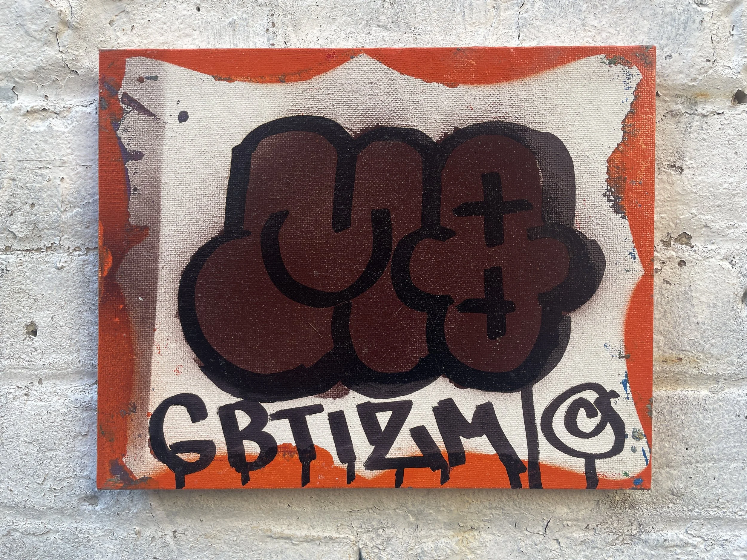MQ ORIGINAL CANVAS ART "GxBxTIZM"