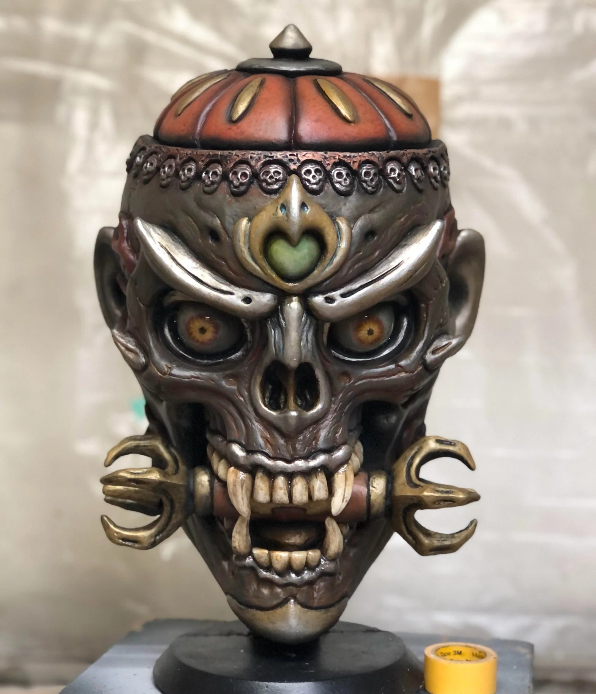 "TIBETAN SKULL 5" BY KEIJI ASO (JAPAN)