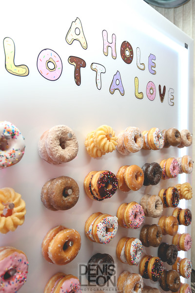 sweet 16 donut wall