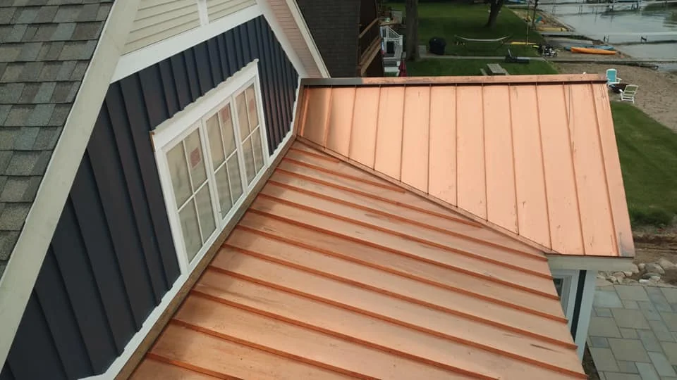 Copper Standing Seam Roof — Secure Roofing, Inc.