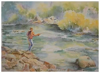 Love of Lure Giclée Print 7.25 x 10.25 - $280