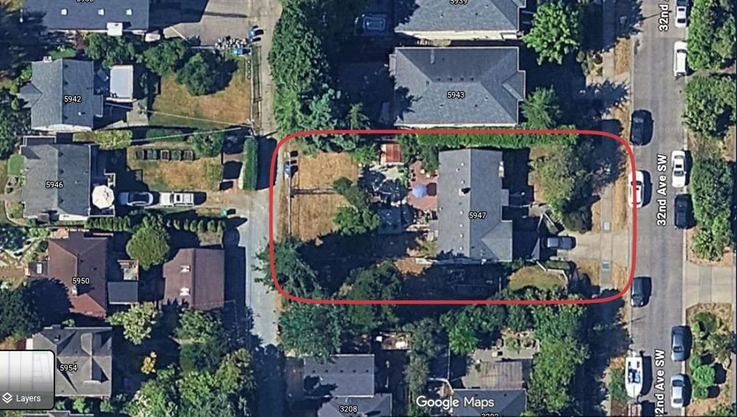 Just sold: 9,680 sq ft NR3-zoned lot in West Seattle’s Highpoint neighborhood!