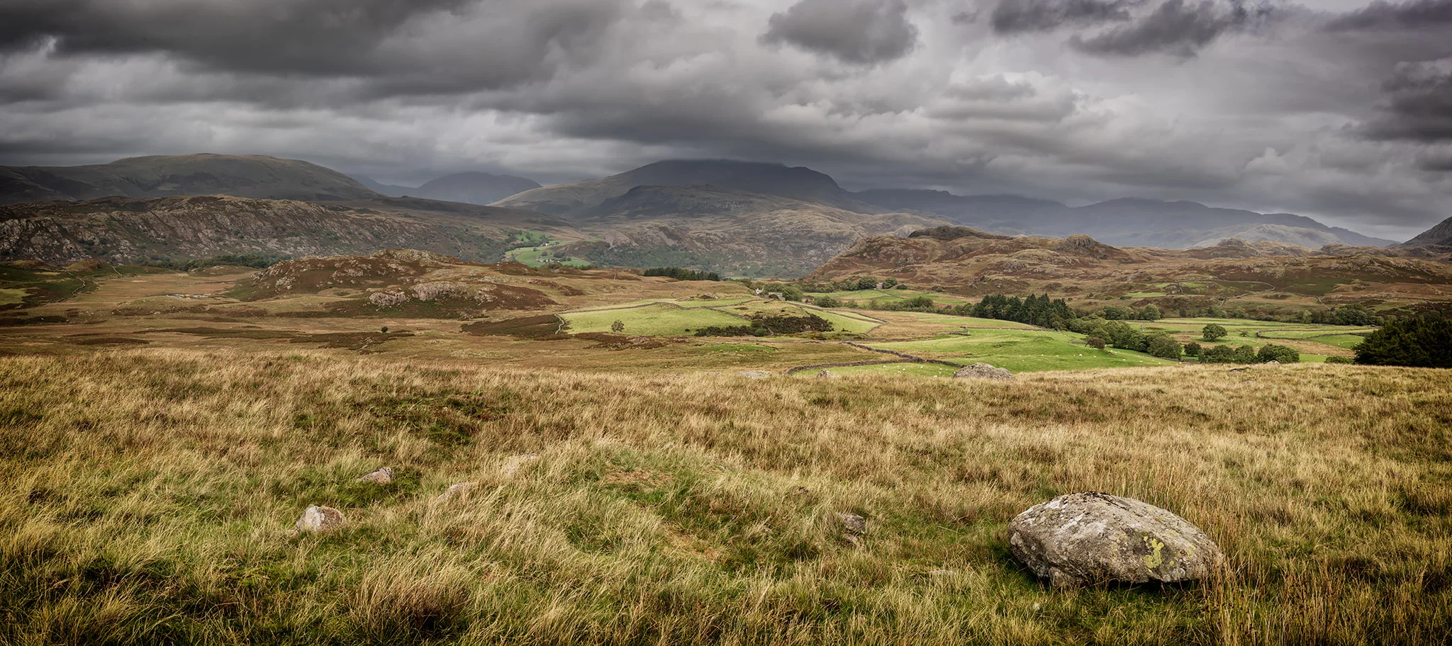 Monday - a panoramic composition from Birker Fell