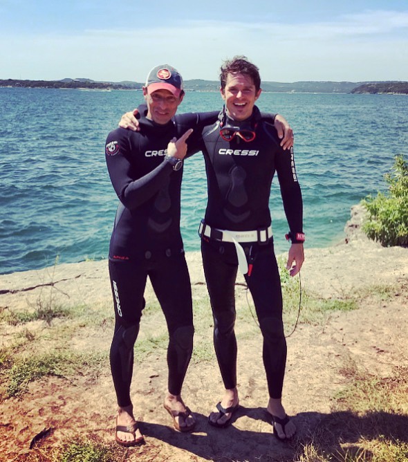 Great practice session this morning with @desertreveries at Lake Travis. #freediving #freedivetexas #apneatraining #windypoint #freedivingtexas #padi