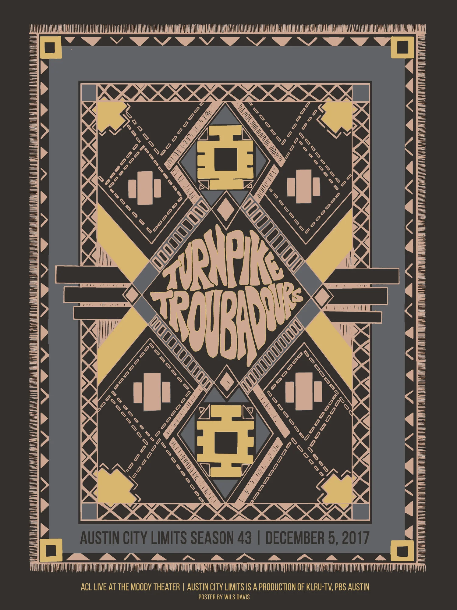 Official Turnpike Troubadours Austin City Limits Poster
