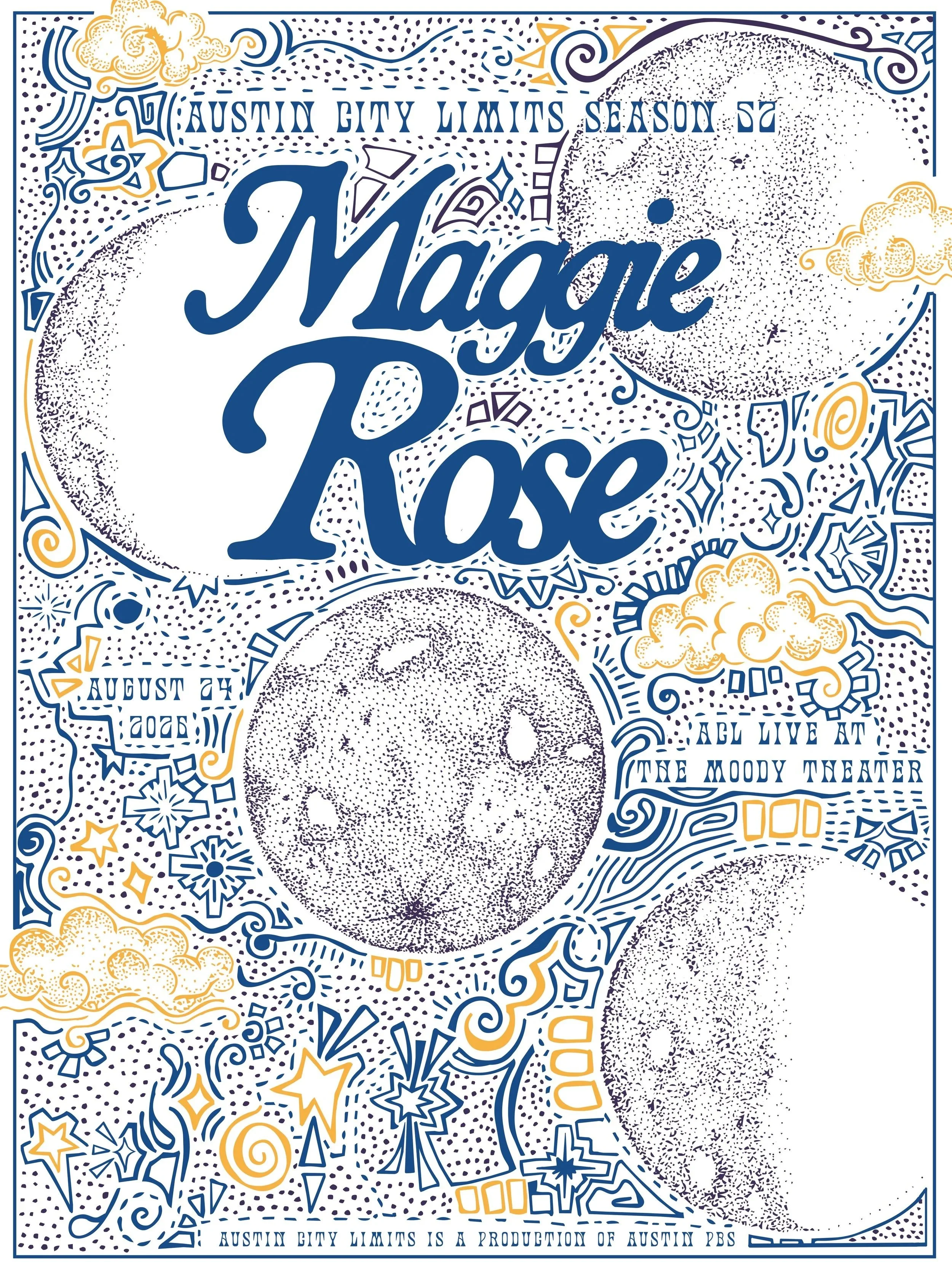  Official Maggie Rose poster for Austin City Limits, Season 52 