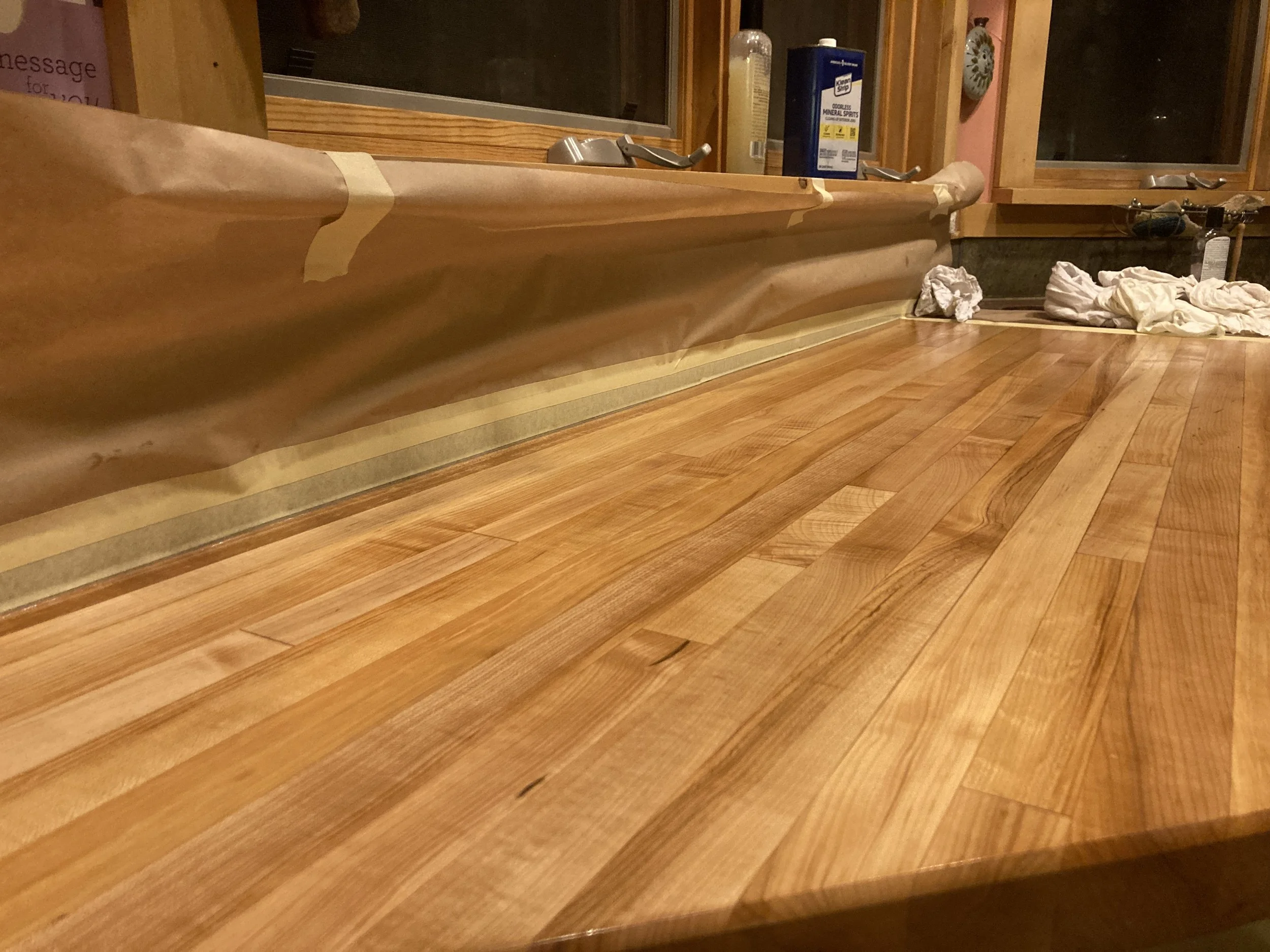 Butcher block - 4 coats food safe block oil 