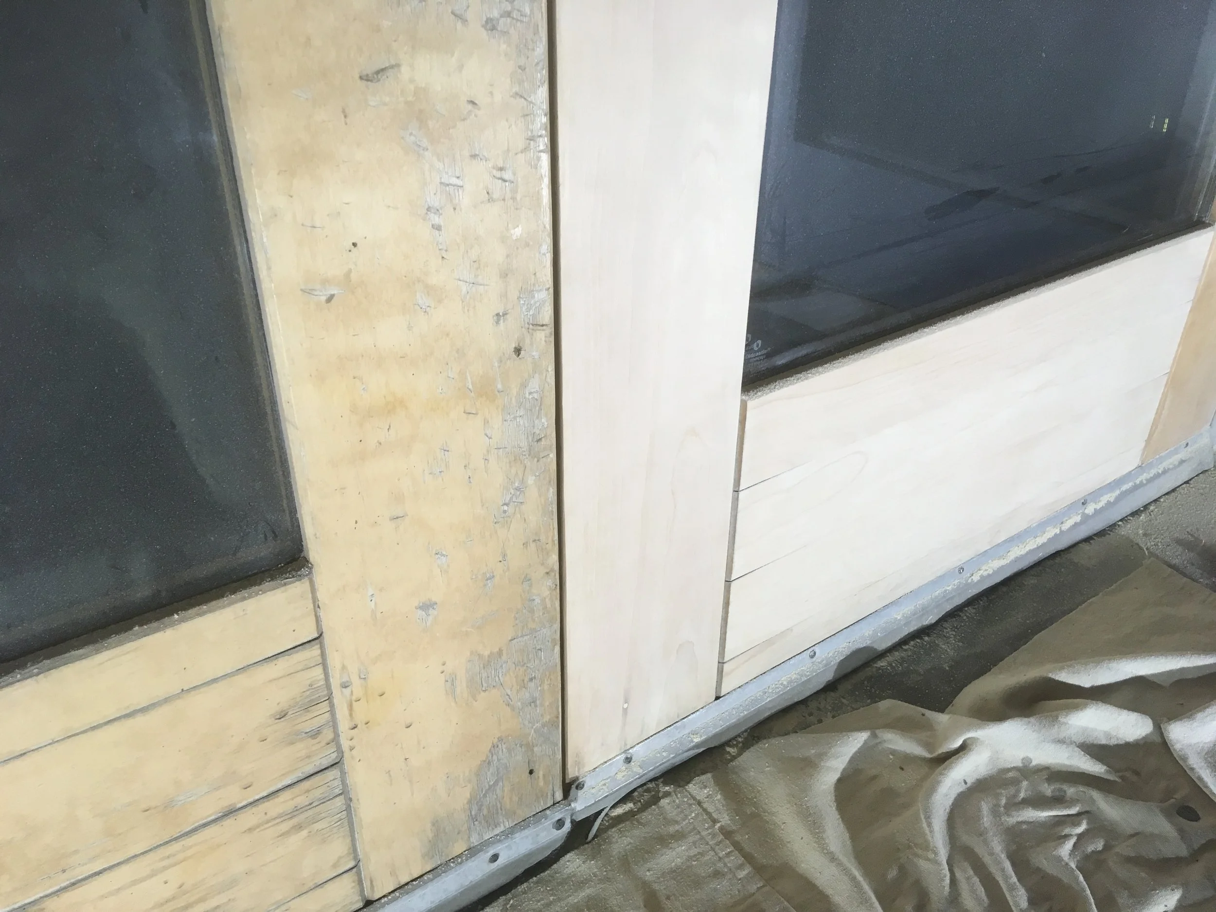 One beat up, one cleaned up