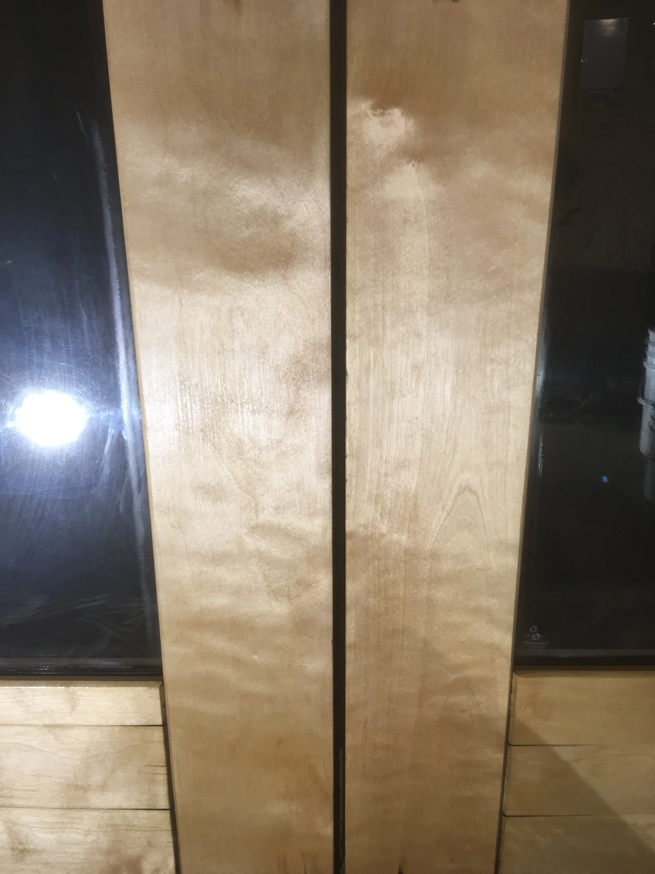 After sanding, 3 coats oil poly!