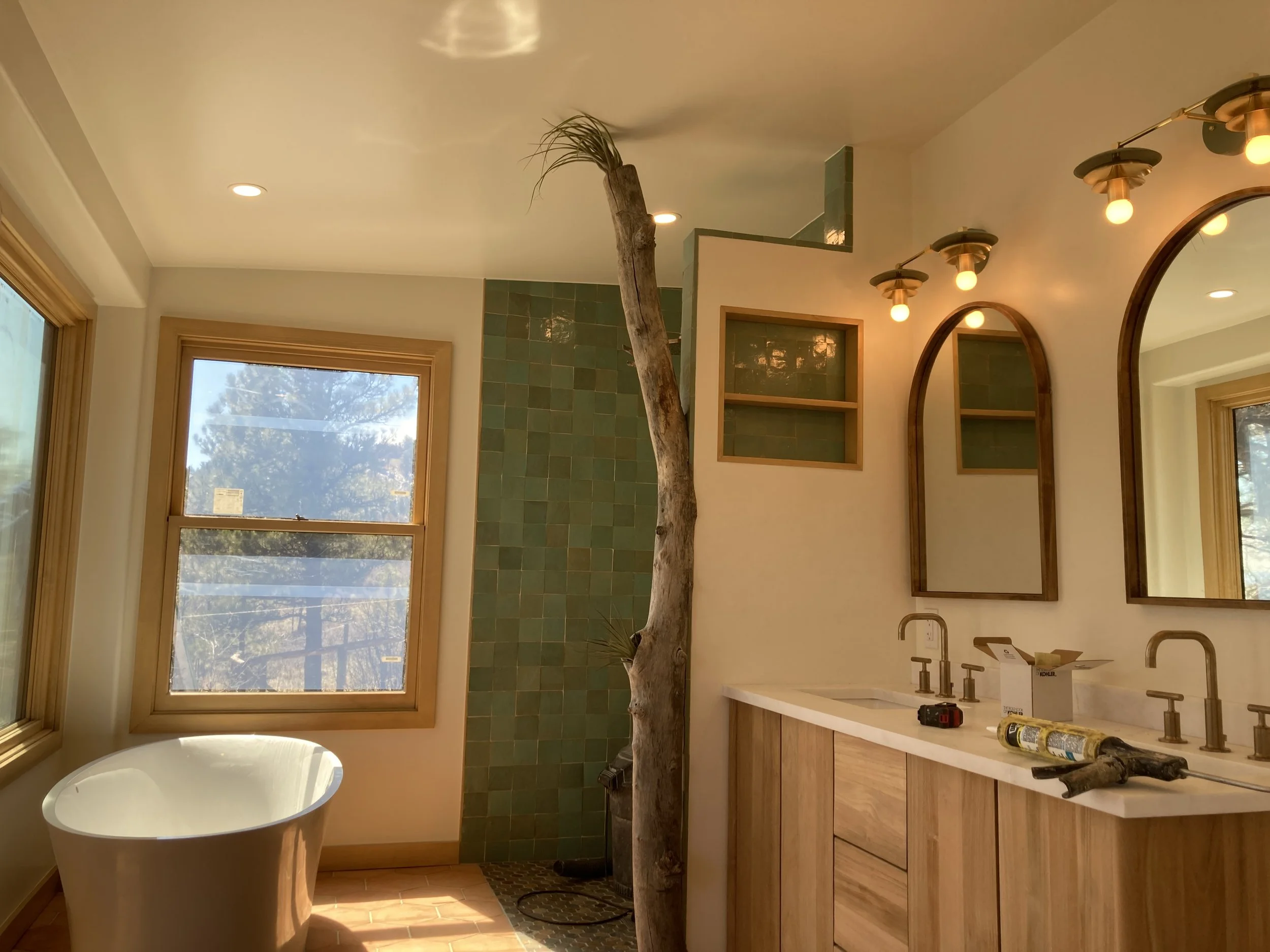 Mountain house bathroom addition - All done!