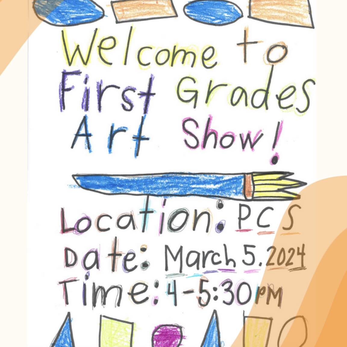 Save the date for our 1st graders Art of Shapes gallery night 🗓️ 

It will be happening on Tuesday, March 5th from 4:00-5:30pm at Premier Charter School! 

They have worked SO incredibly hard and can&rsquo;t wait to show of their work 🖍️🎨❤️

#that