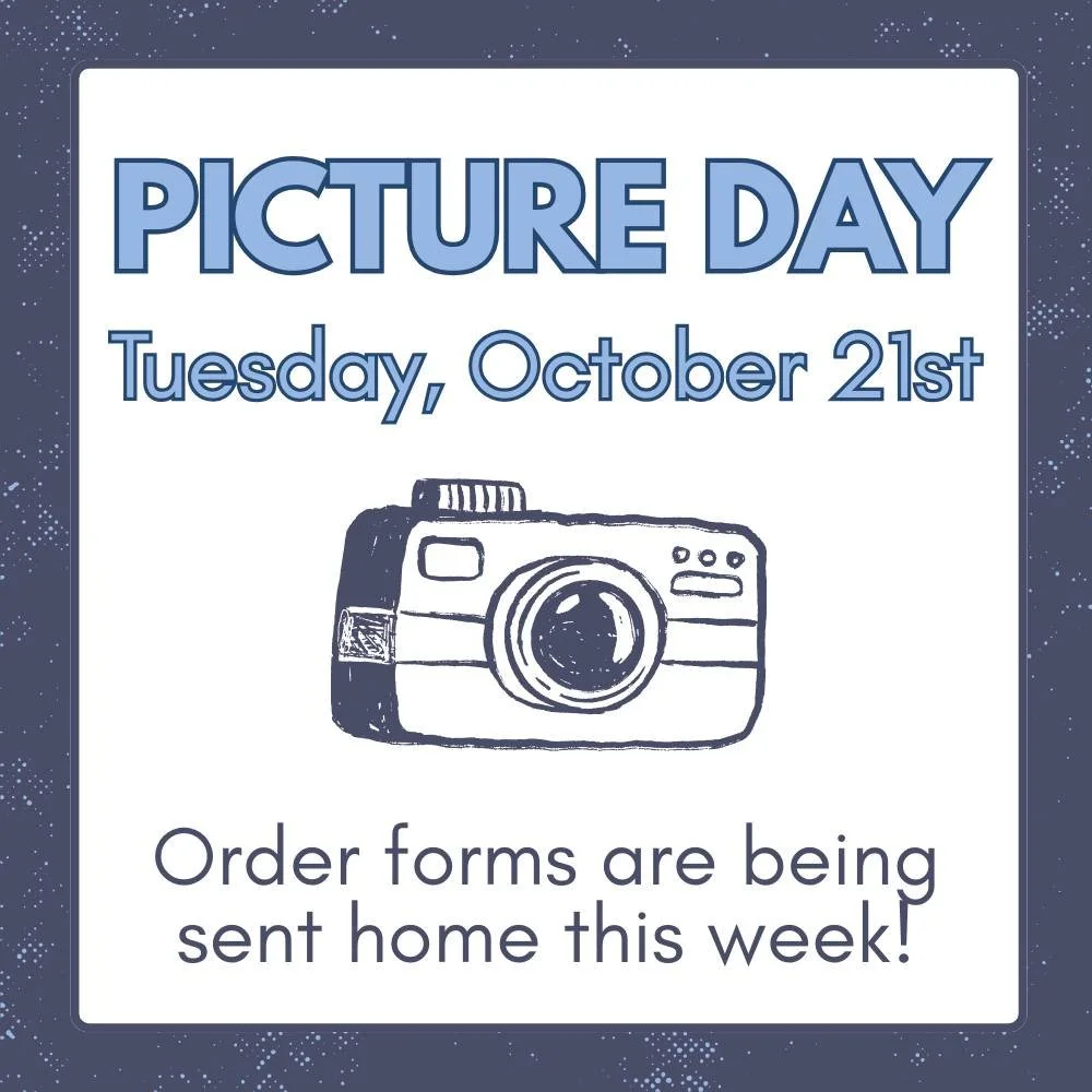 Ready for your close-up, Eagles? 📸
Picture Day is coming up on Tuesday, October 21!

Order forms will be sent home this week&mdash;please have your student bring their completed form to hand to the photographer on Picture Day.

Students may dress ou