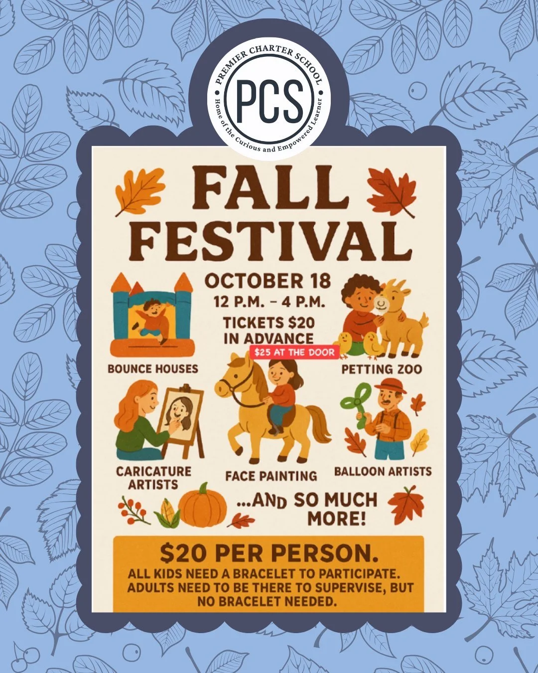 Our favorite fall event is just around the corner! 🍁
Order your bracelets in advance to save a few dollars and skip the line.
Forms are available at your building&rsquo;s front desk, or bracelets can be purchased at the door. 🎟️