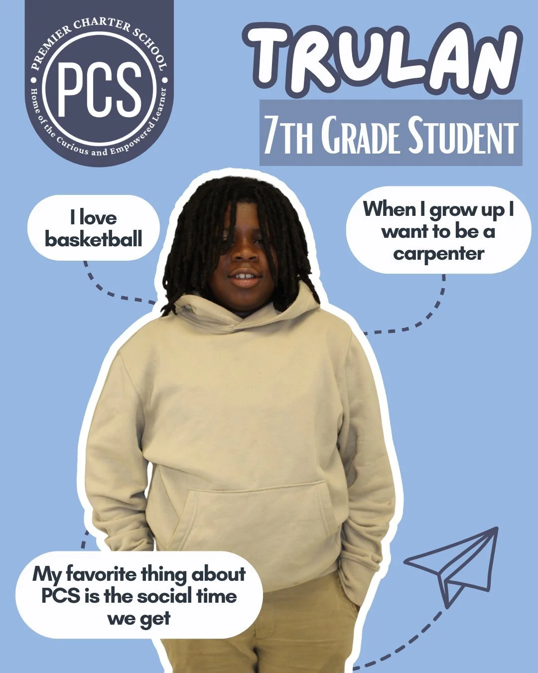 Big dreams start here! ✨ Swipe to meet the students sharing their future goals and what they love about PCS!

#PCSstudentspotlight #thatsPCS #PremierCharterSchool #STLschools