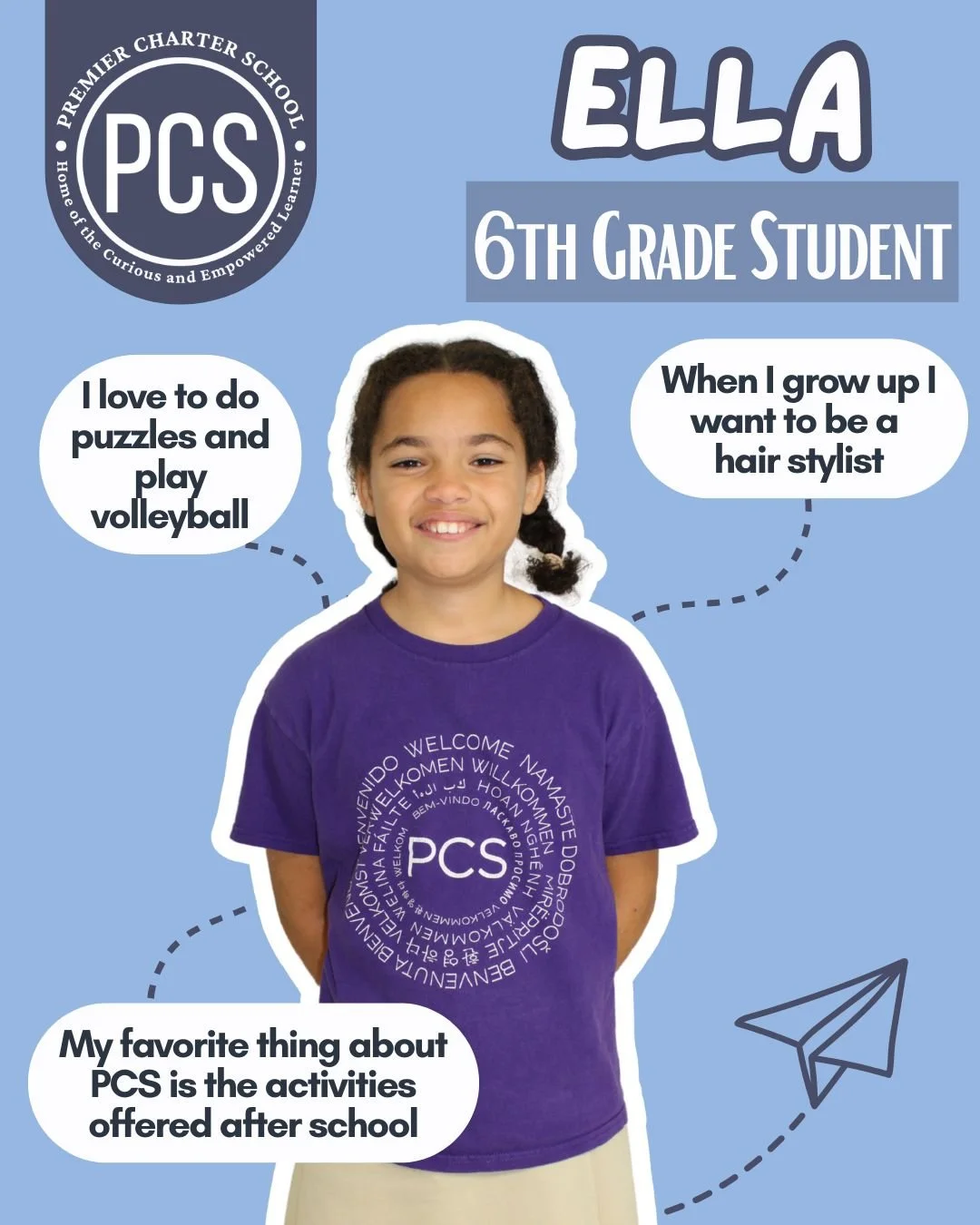It's Student Spotlight time! ✨ Hear straight from the students about their favorite things at PCS. ➡️

#PCSstudentspotlight #thatsPCS #PremierCharterSchool #STLschools