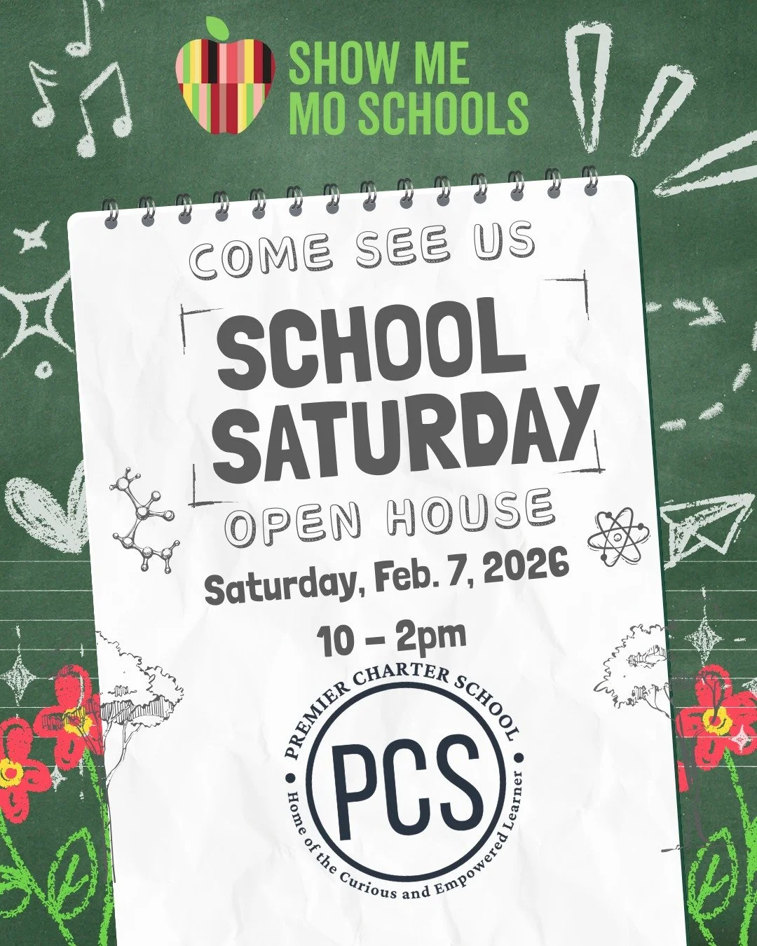 Is PCS the right fit for your curious and empowered learner? Come find out! 🌟

Join us for School Saturday on February 7, 2026, from 10 am &ndash; 2 pm to tour our campus and see how Premier Charter School cultivates a love for learning in every stu