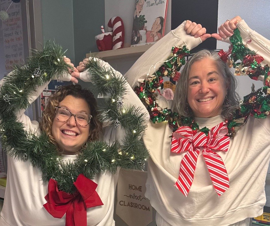 Cozy, festive, and full of school spirit. Today was a dress-down day for students and staff, and our Eagles really showed out!