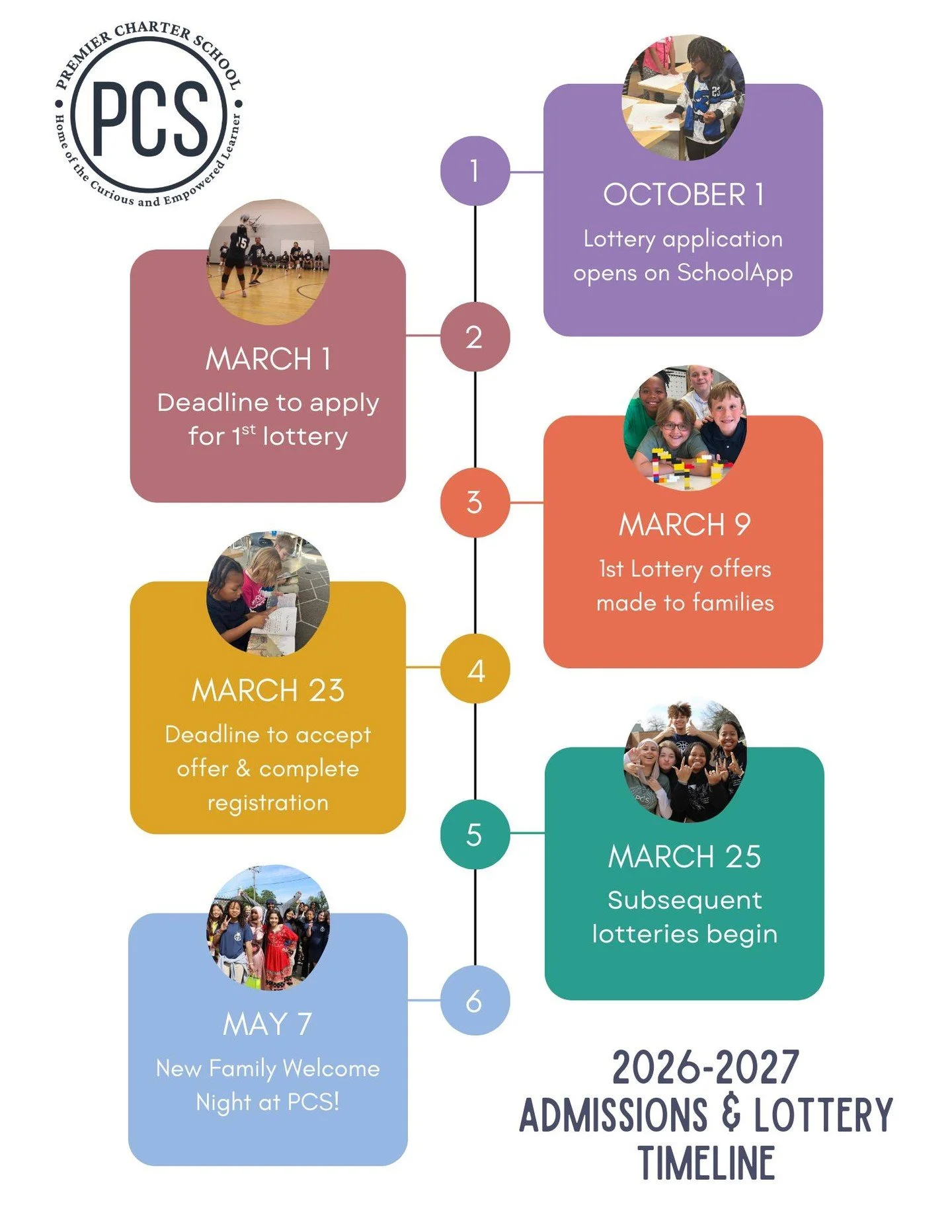 Thinking about 2026? It’s never too early to plan for your child’s future! ✨

As we enjoy our winter break, we want to make sure prospective families have our 2026-2027 Admissions & Lottery Timeline on their calendars. Applications ar