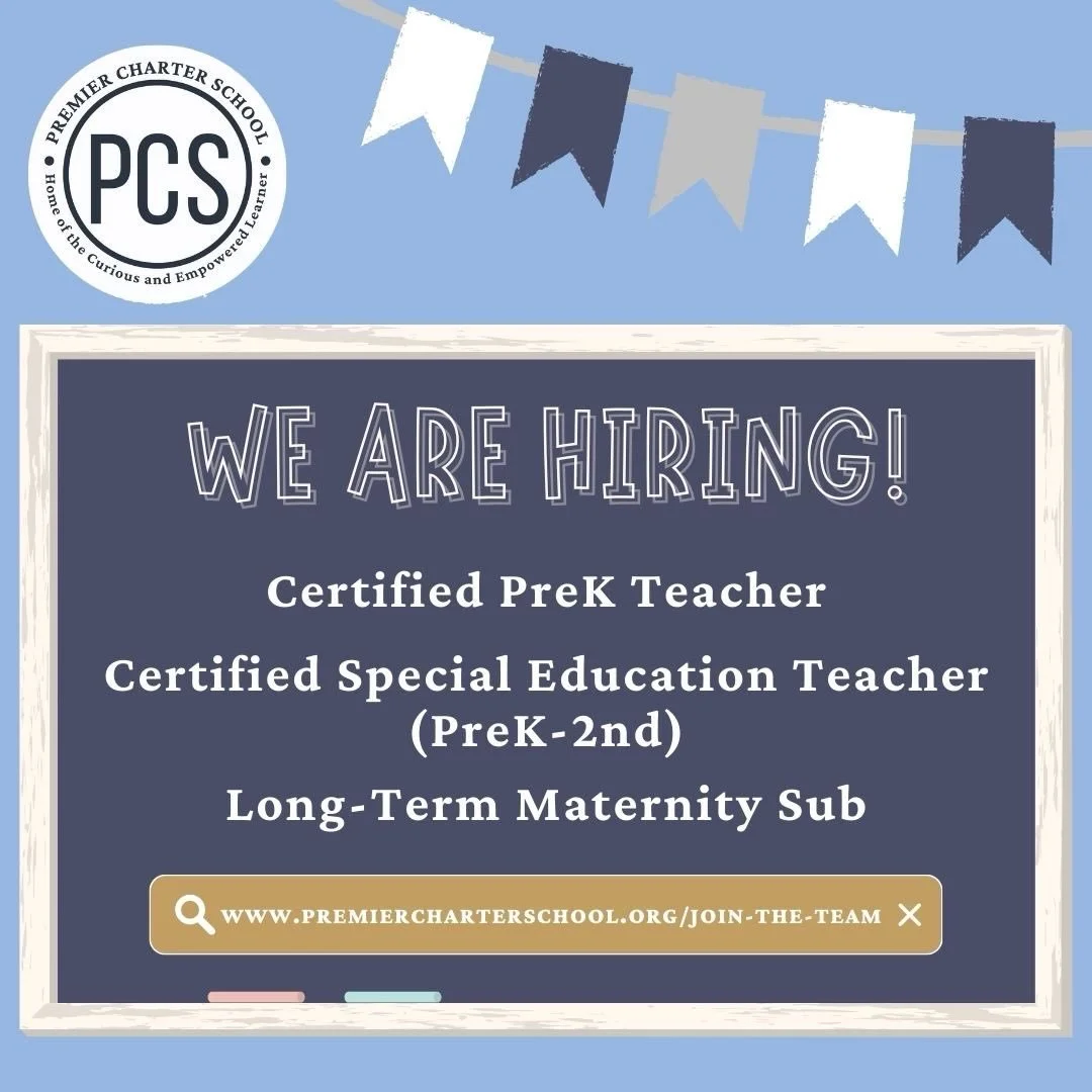 New year, new opportunity! 🍎✨
We are looking for passionate teachers to join the PCS team. We have a few key spots at the table waiting for the right person to fill them for the remainder of this school year.
Help us tag your favorite educators belo