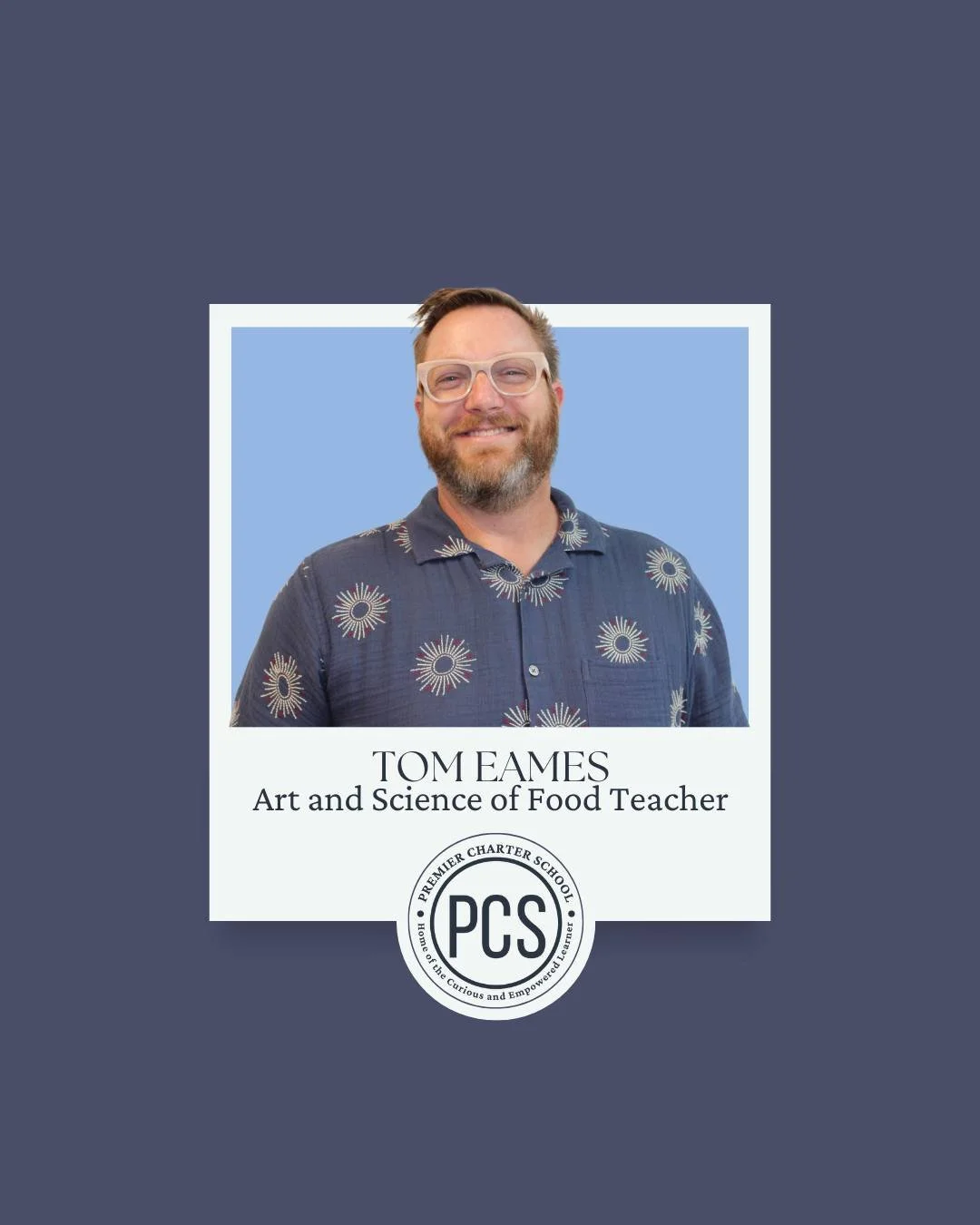 "I hope when my students are in their 20's and taking care of themselves, they make a meal that reminds them of things that they learned in the kitchen lab taking my class.  That would be the most rewarding part of my job."
#pcsstaffspotlig