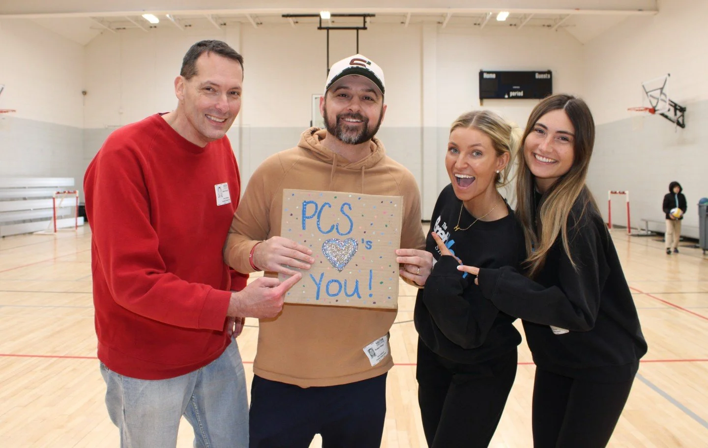 Happy Valentine’s Day! ❤️ Special delivery!

We couldn’t think of a better day to recap the time the Bret Mega Show stopped by PCS for Project Cupid. Our students poured their hearts into making 639+ Valentine’s cards for elderly me