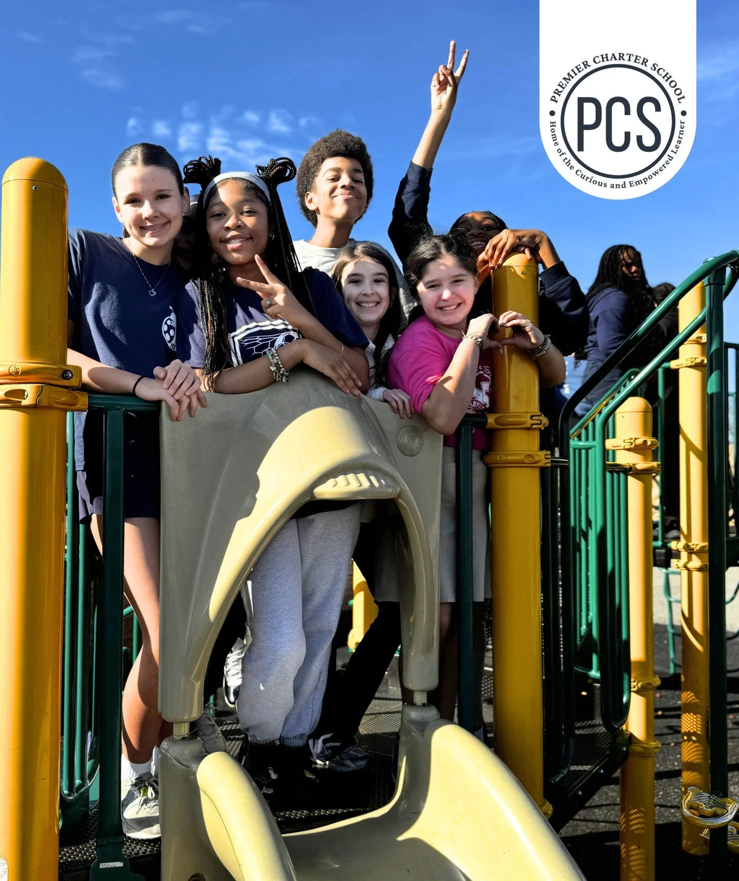 Sunny skies and Buddy ties! Our students had the best time soaking up the sun and catching up with their buddies today.