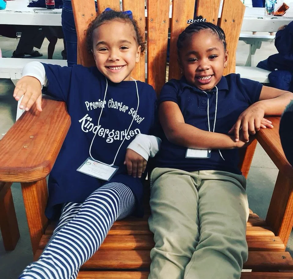 Throwback to kindergarten days for these two! 🥹
From sharing a chair to sharing the halls as 8th graders&hellip; time really does fly.