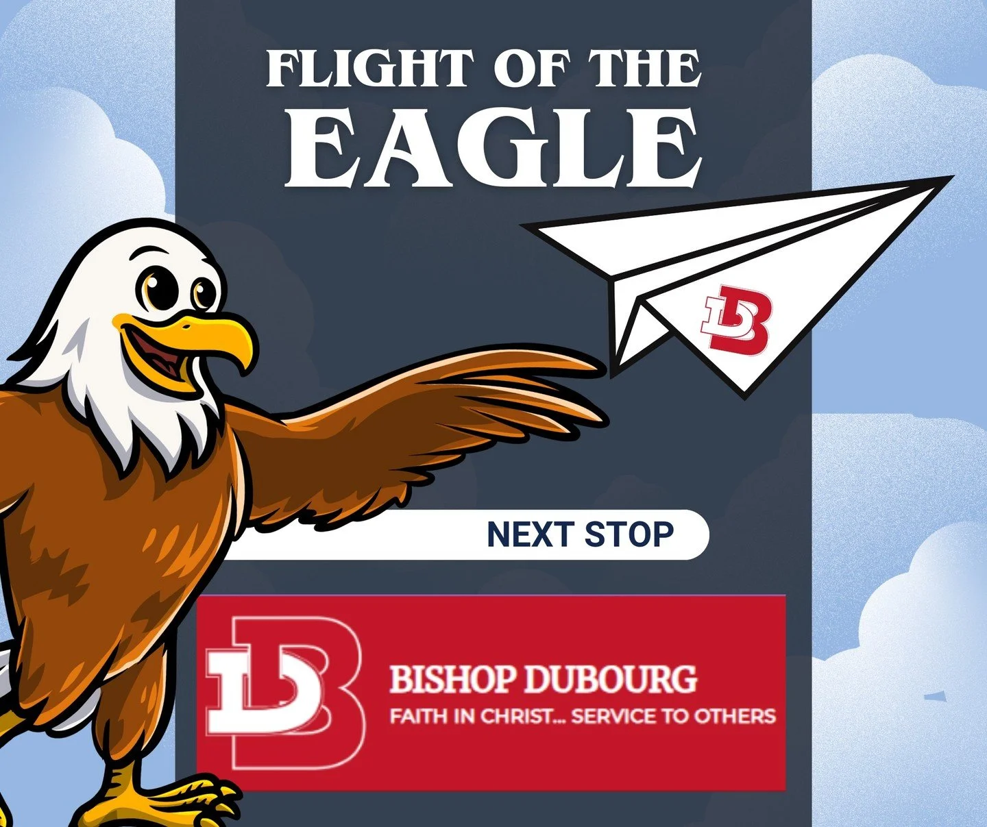 Our 8th Grade Spotlight continues with some of our soon-to-be graduates who are heading to Bishop DuBourg High School!

We’re so proud of their time at PCS and can’t wait to see these Eagles continue their journey as Cavaliers.