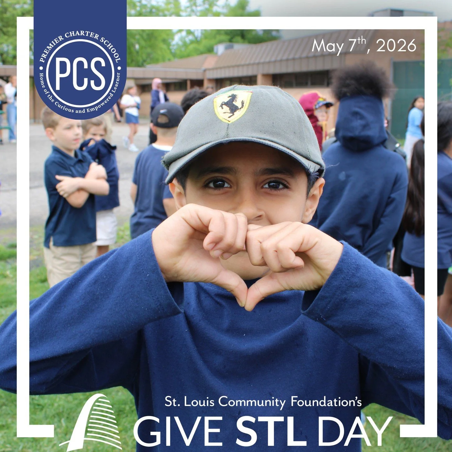 Give STL Day is coming! 💙
For the first time, PCS is joining this city-wide day of giving on May 7—a community-wide effort to support local nonprofits.

Early giving opens April 22, and we’re excited to come together as a community to su