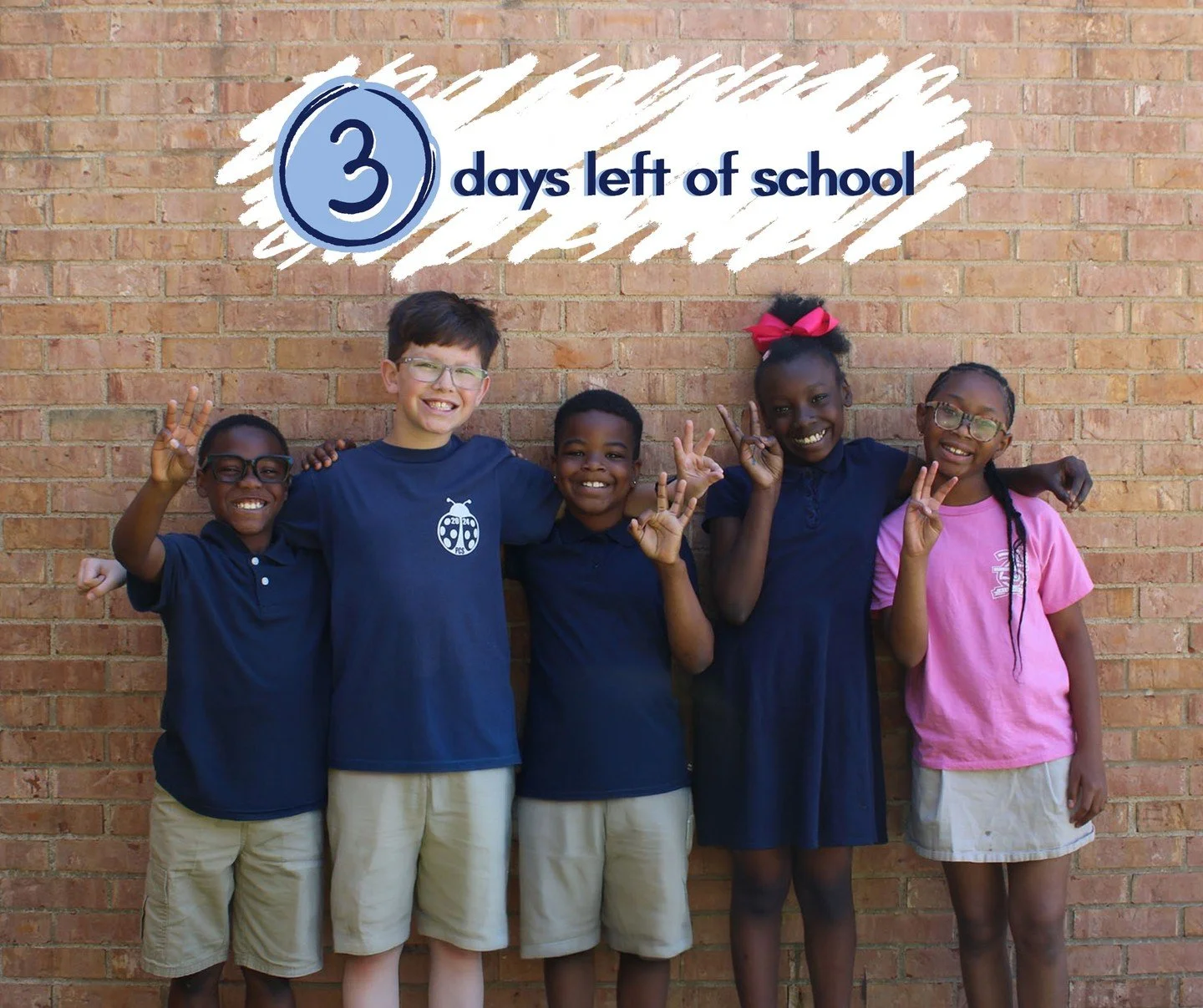 3rd grade says summer is almost here… only 3 school days left!
