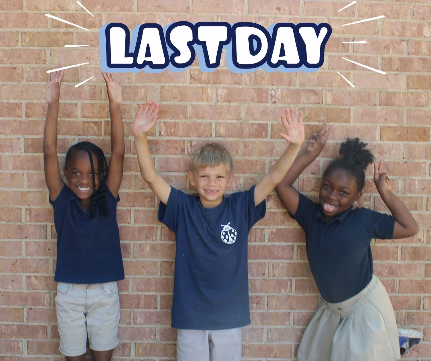 Kindergarten came with the big news&hellip; today&rsquo;s the last day of school!
