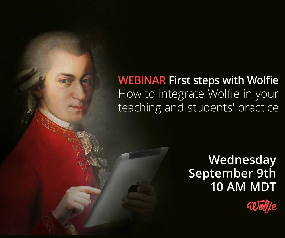 What's this Wolfie Piano App all about? Find out Sept 9th!