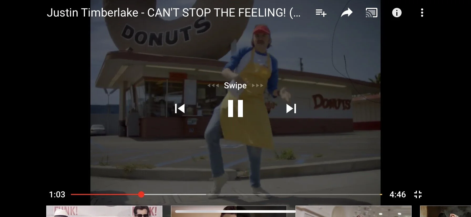 Tap the three dots on the upper right side of the screen