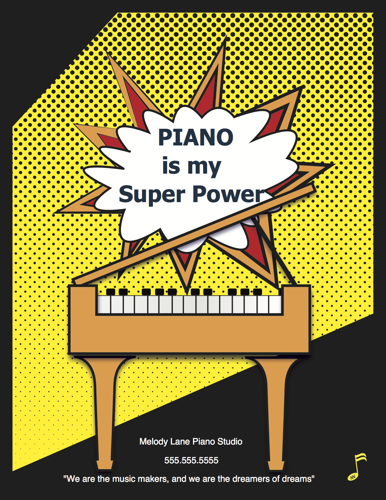 Super Power Editable Binder Cover