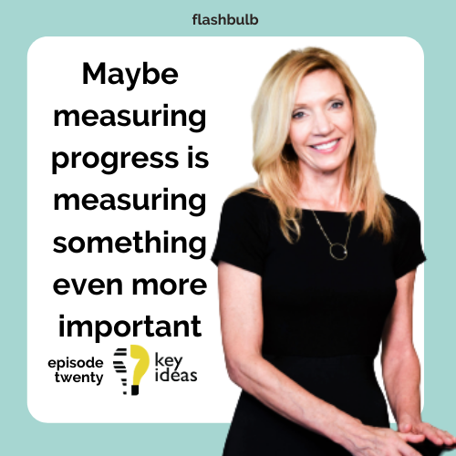 Maybe measuring progress is really measuring something more important?