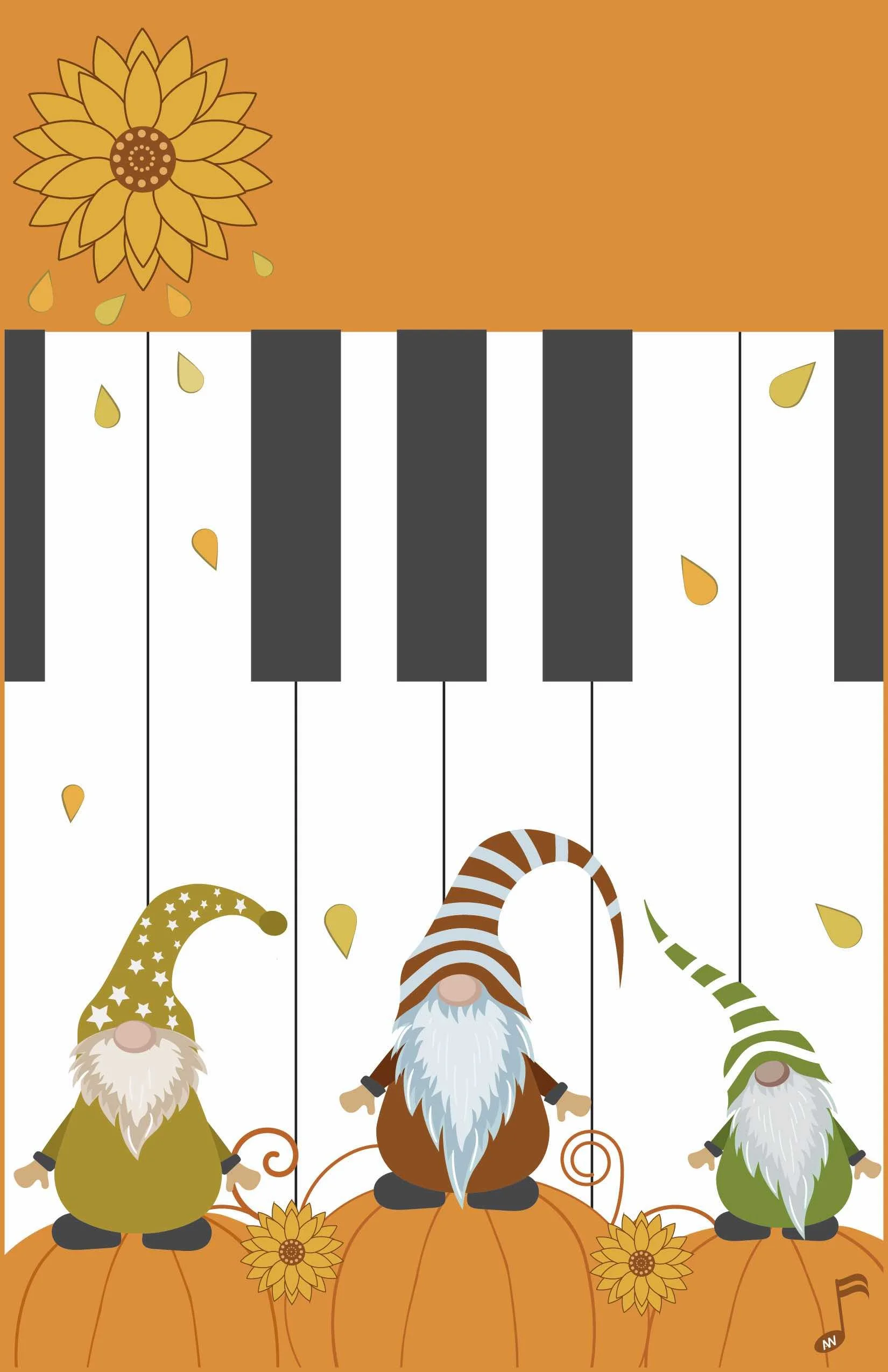 Autumn Gnomes Recital Cover