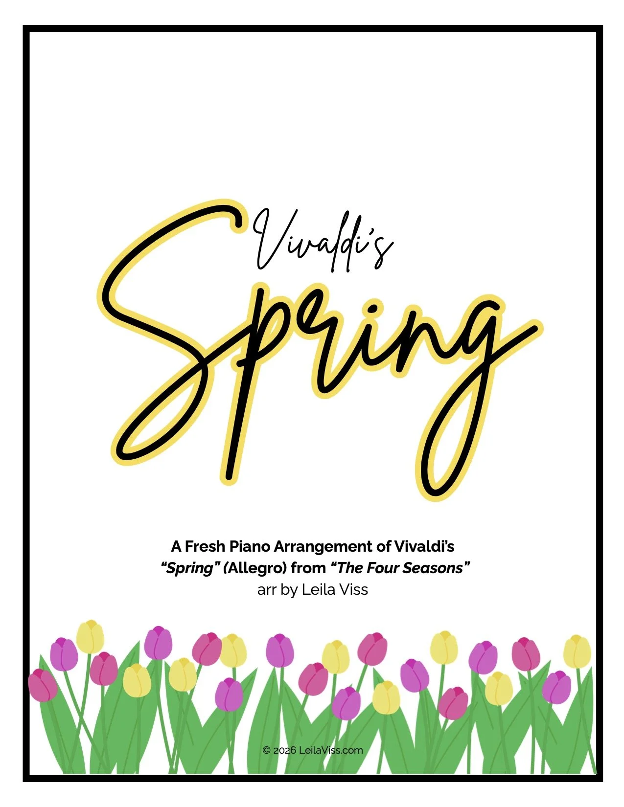 Vivaldi’s “Spring” (Allegro) from The Four Seasons — Leila Viss, 88PK