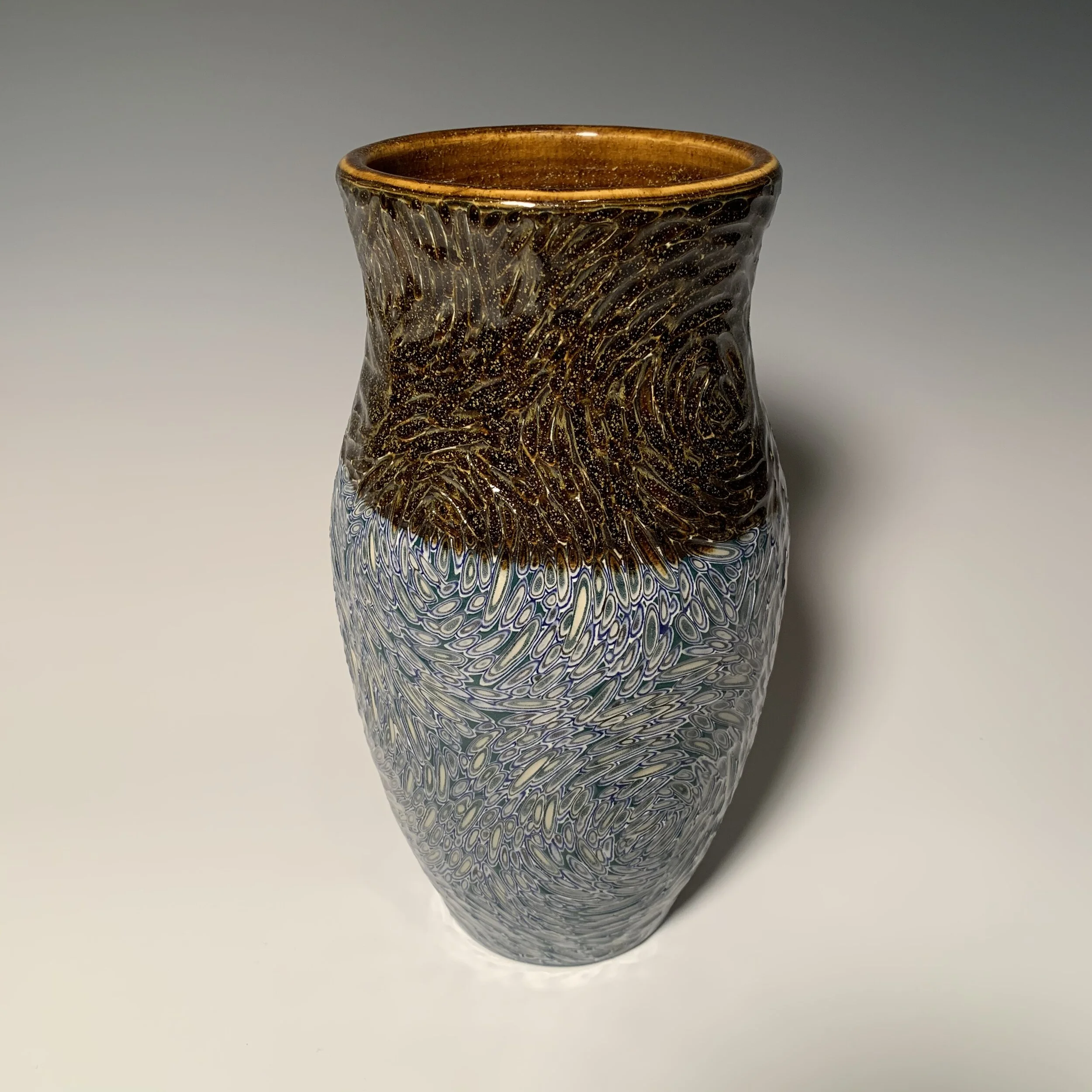 Layered Slip Vase 