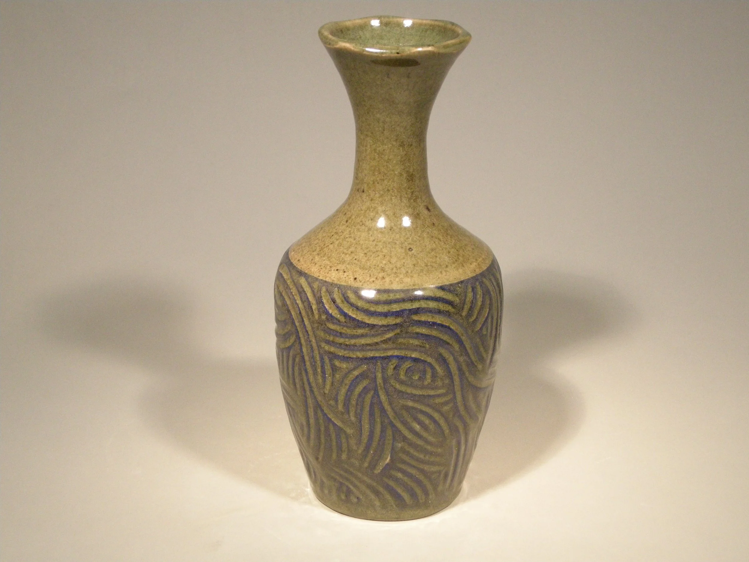 Sgraffito Bottle/Vase