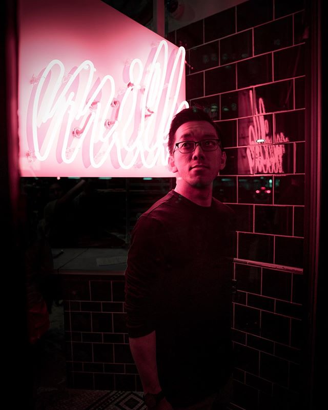 THANKFUL + REAL FOR A SEC // idk what looking up at nothing in front of a neon &lsquo;MILK&rsquo; sign has to do with TGivs, but my Milkbar row in gallery view needed filling out... &mdash; Thanksgiving is always way too deep for me. It&rsquo;s alway