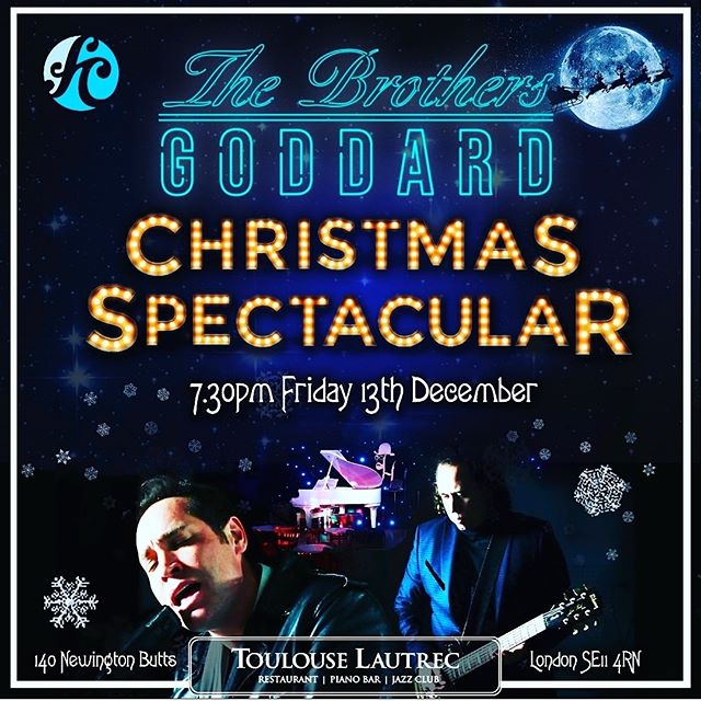 The Brothers Goddard -&nbsp; Rock 'n' Roll Christmas Spectacular is back! 
Last year's event was a great success and we have decided to do it again, with a full rocking band, full grand piano and some special guest vocalists.

The Brothers Goddard - 