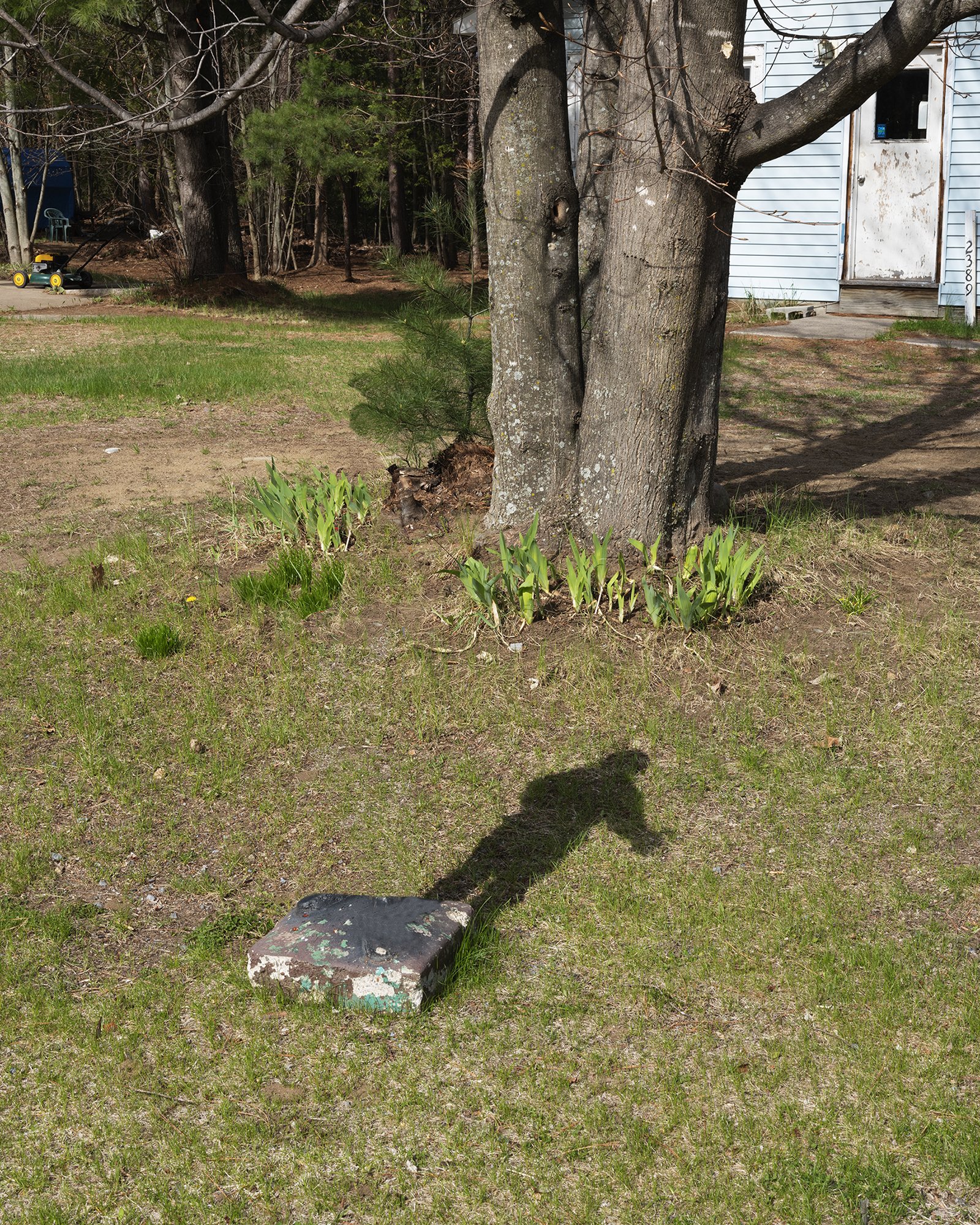 Lawn Jockey Shadow 2. near Keeseville, NY. Inkjet Print. 2019. 