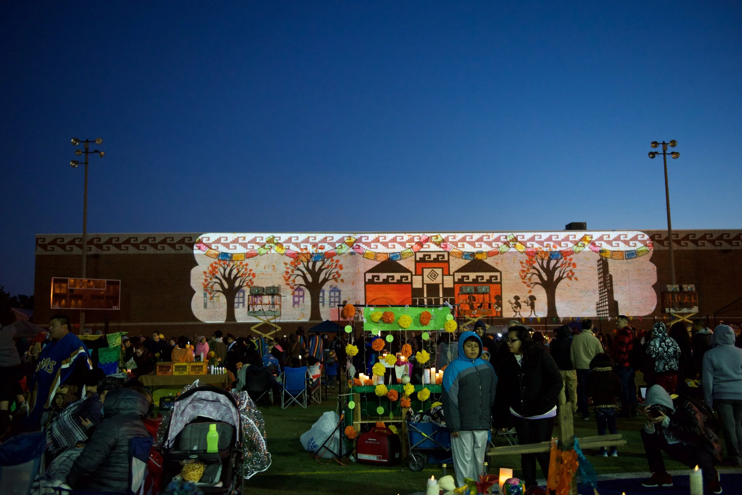 Dia de los Muertos Xicago 2015-2017 Co-Directed the Nations largest Dia de Los Muertos celebration with Carina Yepez at the National Museum of Mexican Art.