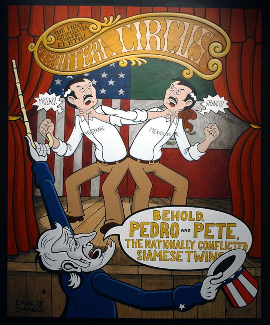 La Frontera Circus Acrylic on canvas 6x5ft