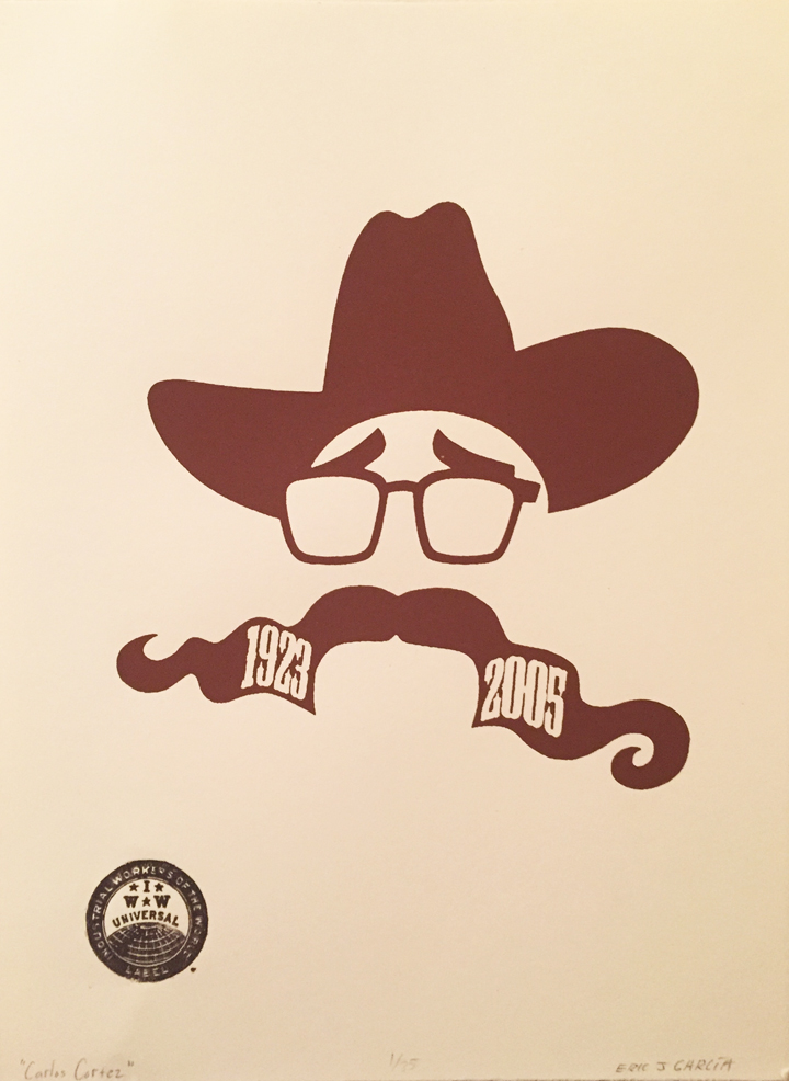 Carlos Cortes Silk Screen 11"x15"