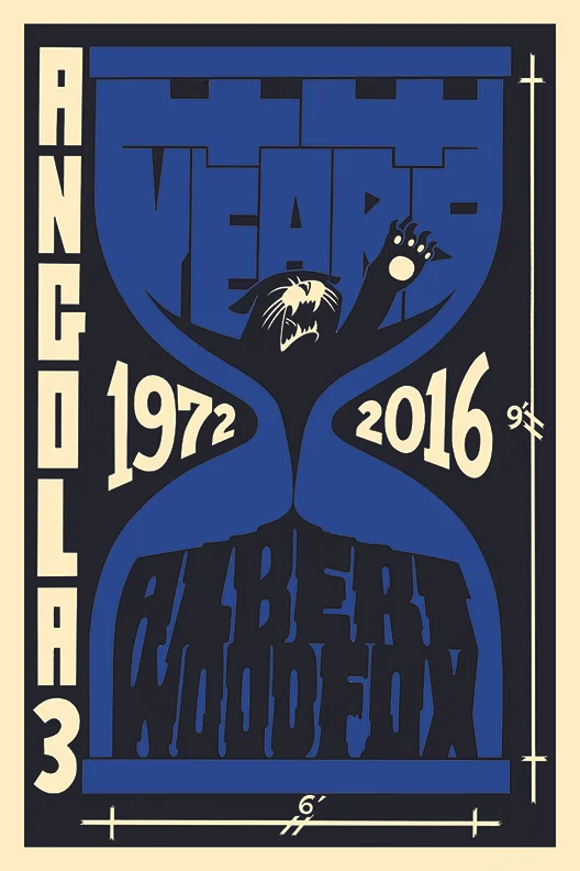 Albert Woodfox Long Term Portfolio, by Prison + Neighborhood Arts Project,  Silkscreen 12”x18”