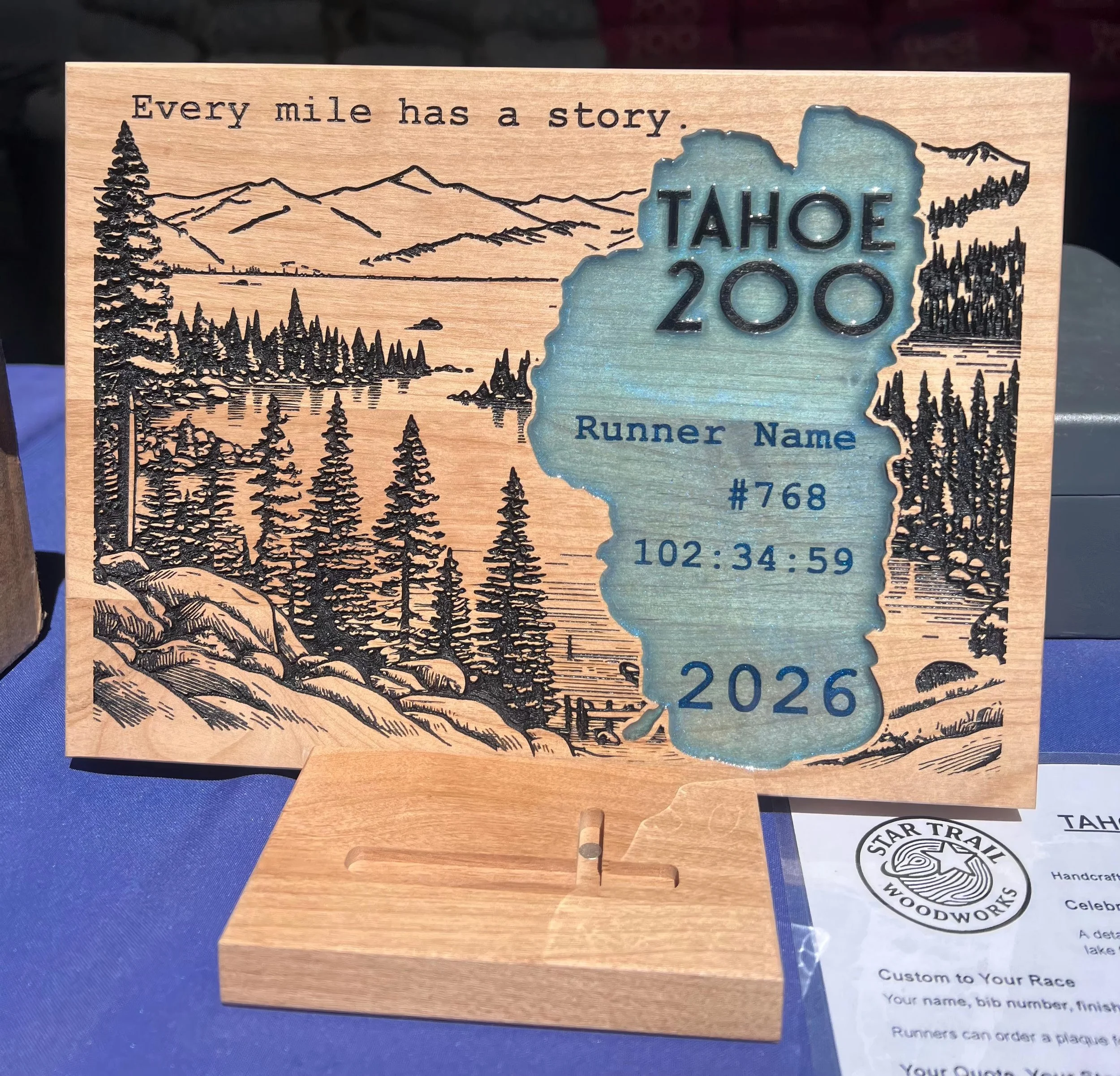 2026 Tahoe 200 Plaque