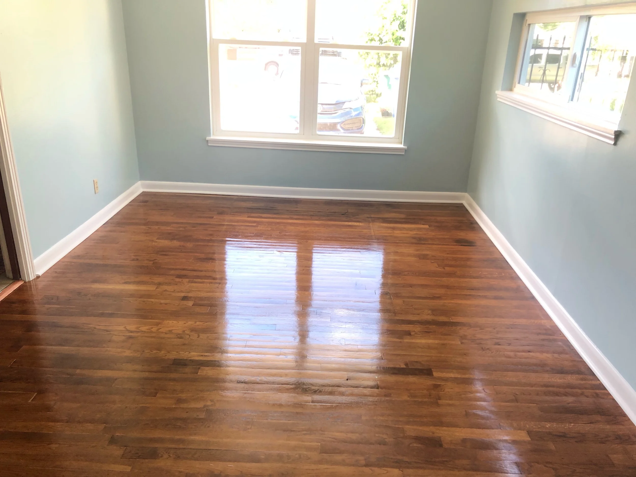 Restored 62 year old flooring 