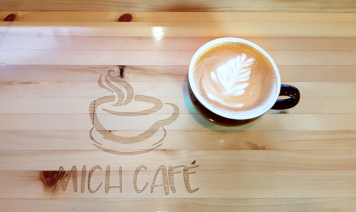 Wonderful Latte You can chose it with the coffee of the week or the coffee of the moment !