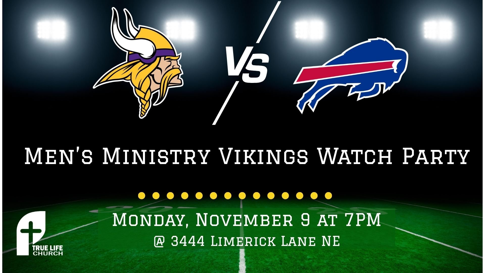 Men's Ministry Vikings' Game Watch Party